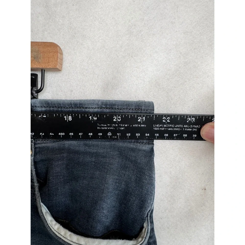 Lee Extreme Motion MVP Jeans Mens 44x29 Straight Fit Tapered Leg Dark Wash Blue